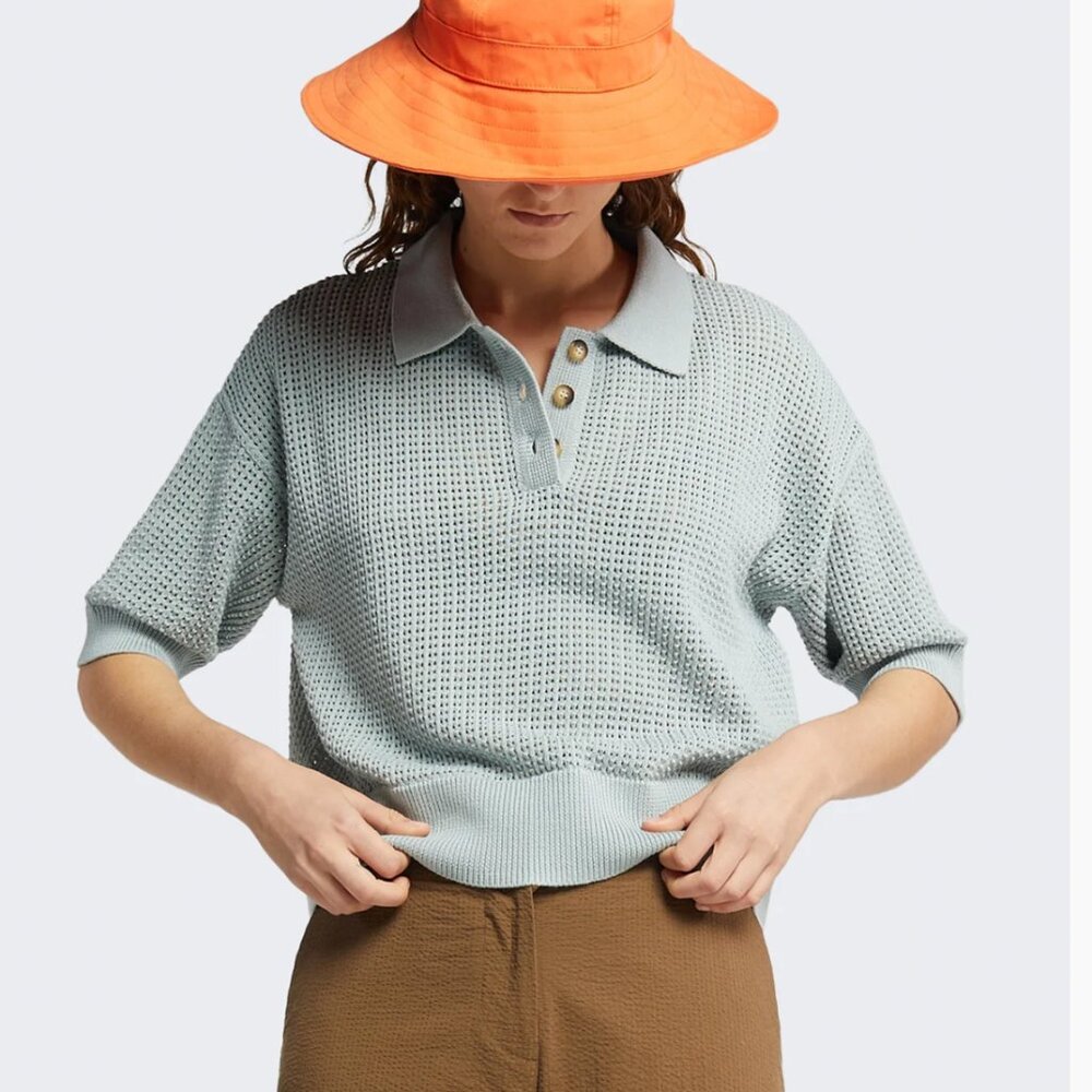 KLOKE cotton knit  pale blue XS